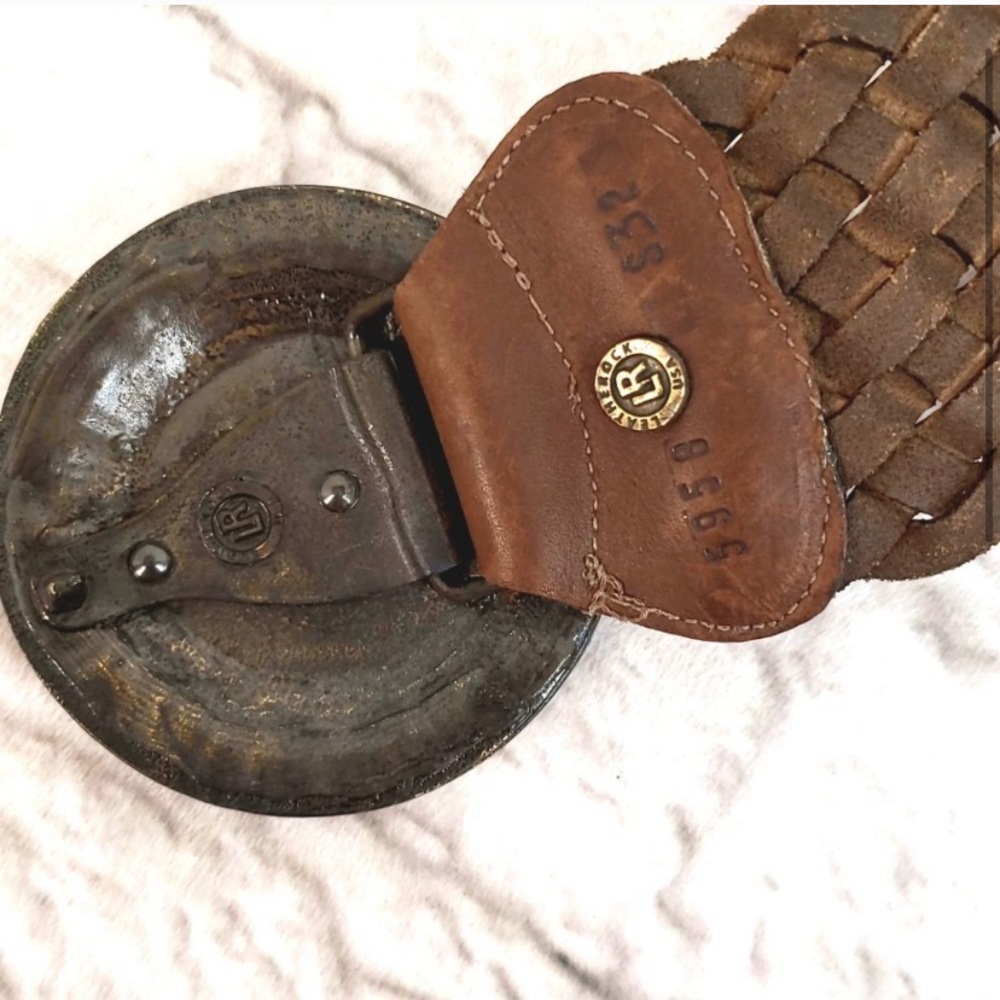 Leatherock Boho Bronze Jeweled Leather Belt - Picture 3 of 5